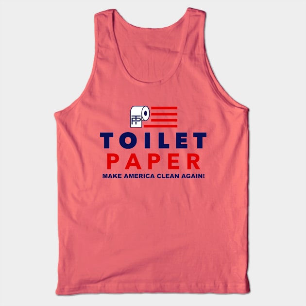 Toilet Paper 2016 - Trump Pence Parody Shirt Tank Top by radthreadz